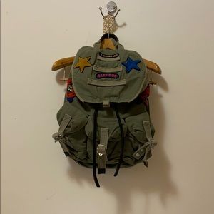 DIESEL LIMITED EDITION GREEN MILITARY BACKPACK